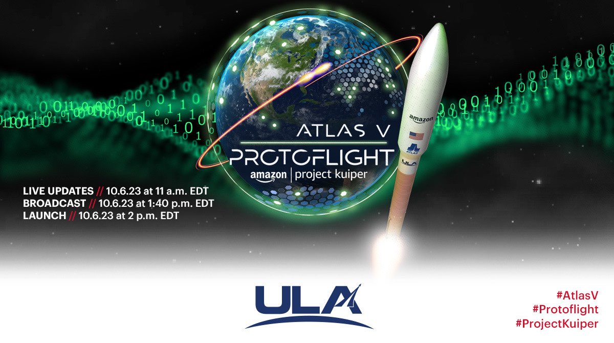 Kuiper Protoflight Launch Oct 6 2023